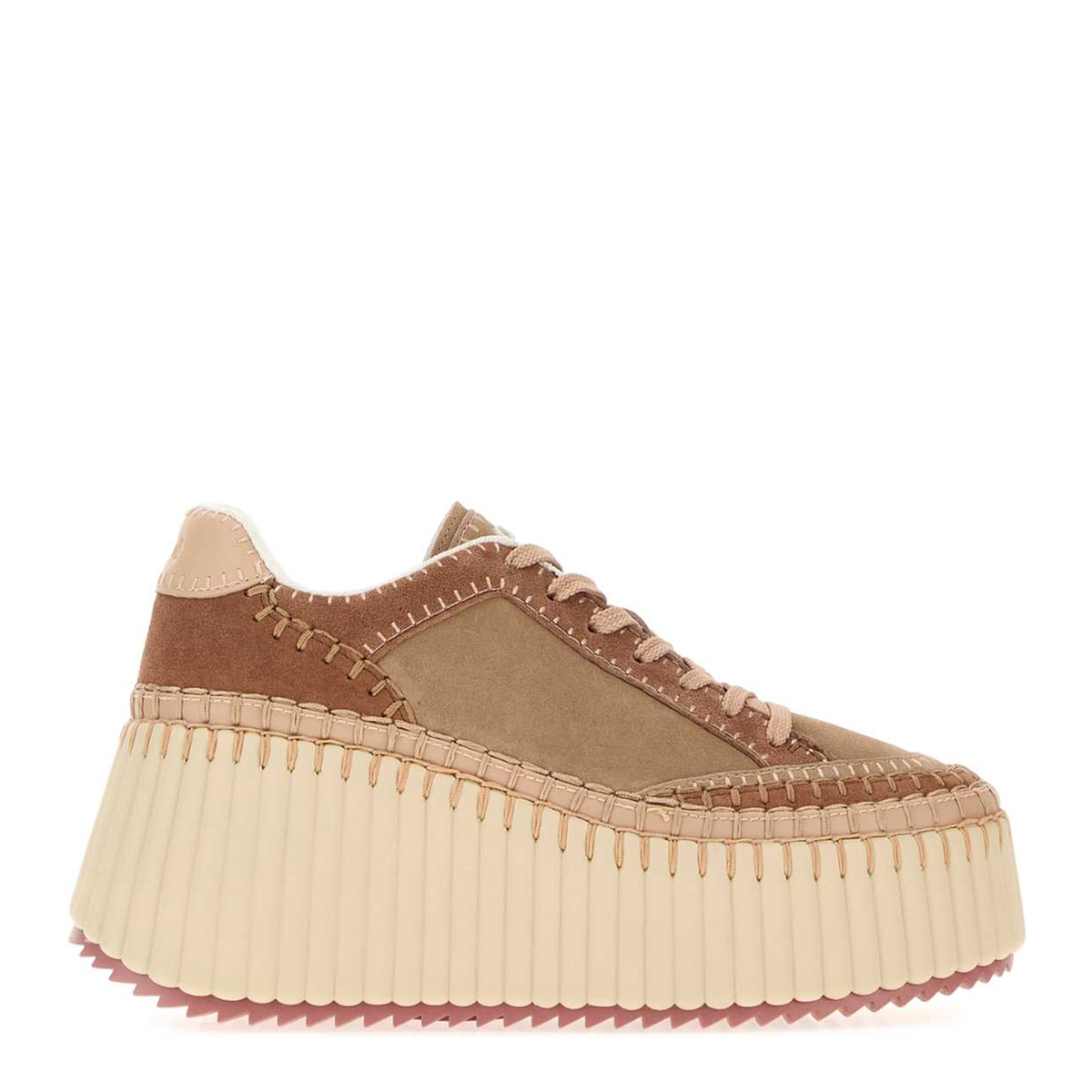 MAYFEYR - Chloè - Multicolor Suede Nama Sneakers - CHC24A02IMS6S2
