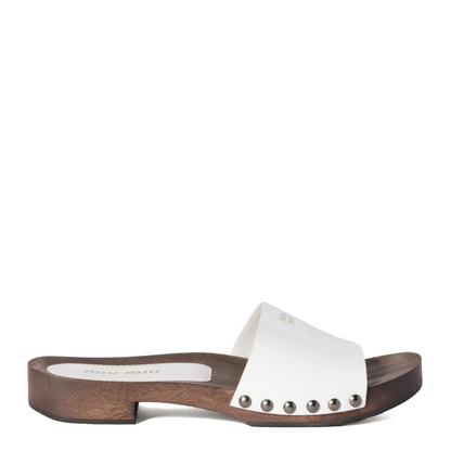 MAYFEYR - Miu Miu - Patent Leather Clogs - 5Z425EFA030069F0009