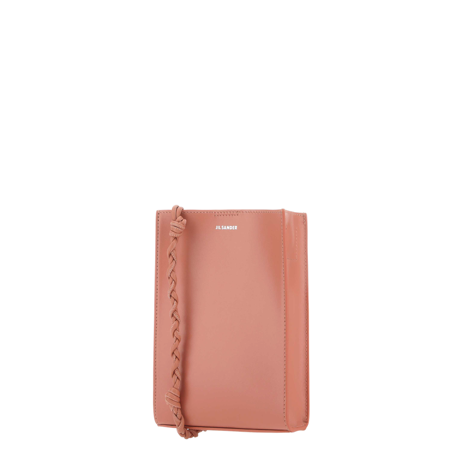 Pink Leather Small Tangle Shoulder Bag