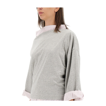 Layered Asymmetric Neck Top