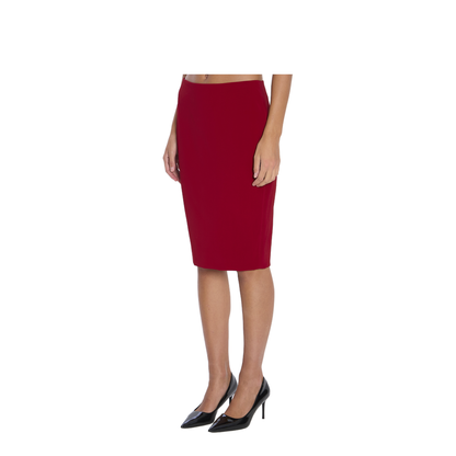 Pencil Skirt in Red