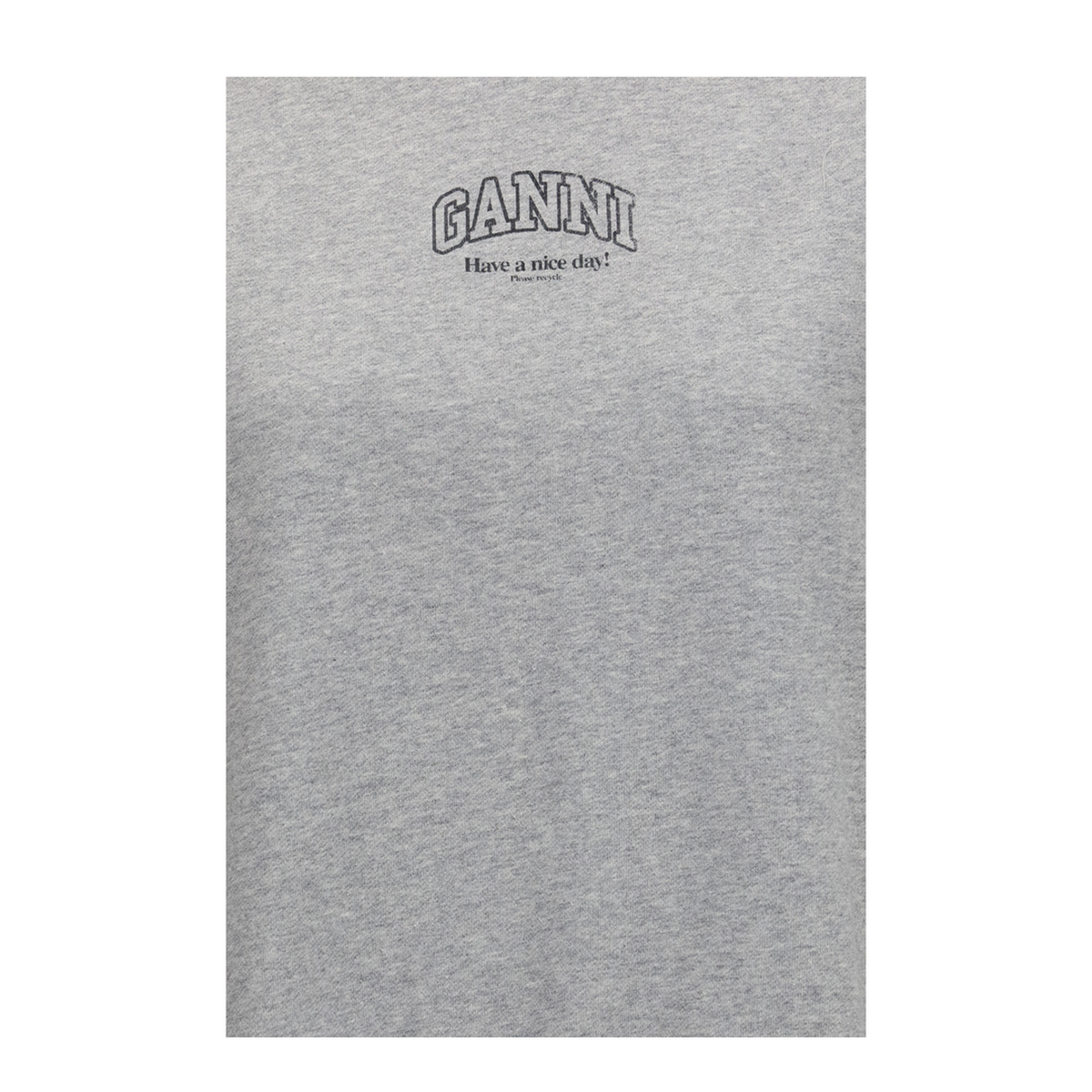 MAYFEYR - Ganni - Crewneck Sweatshirt With Logo - A1060022920