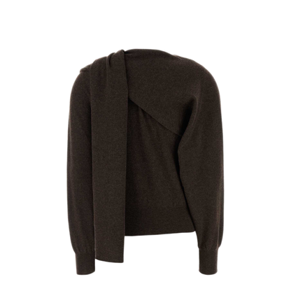 MAYFEYR - Ferragamo - Brown Cashmere Cardigan - 13H149785853SWECLAMEL