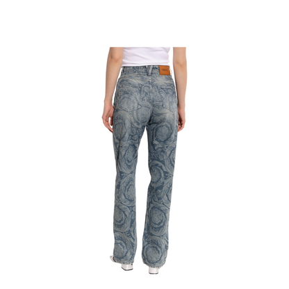 Barocco Pattern Jeans