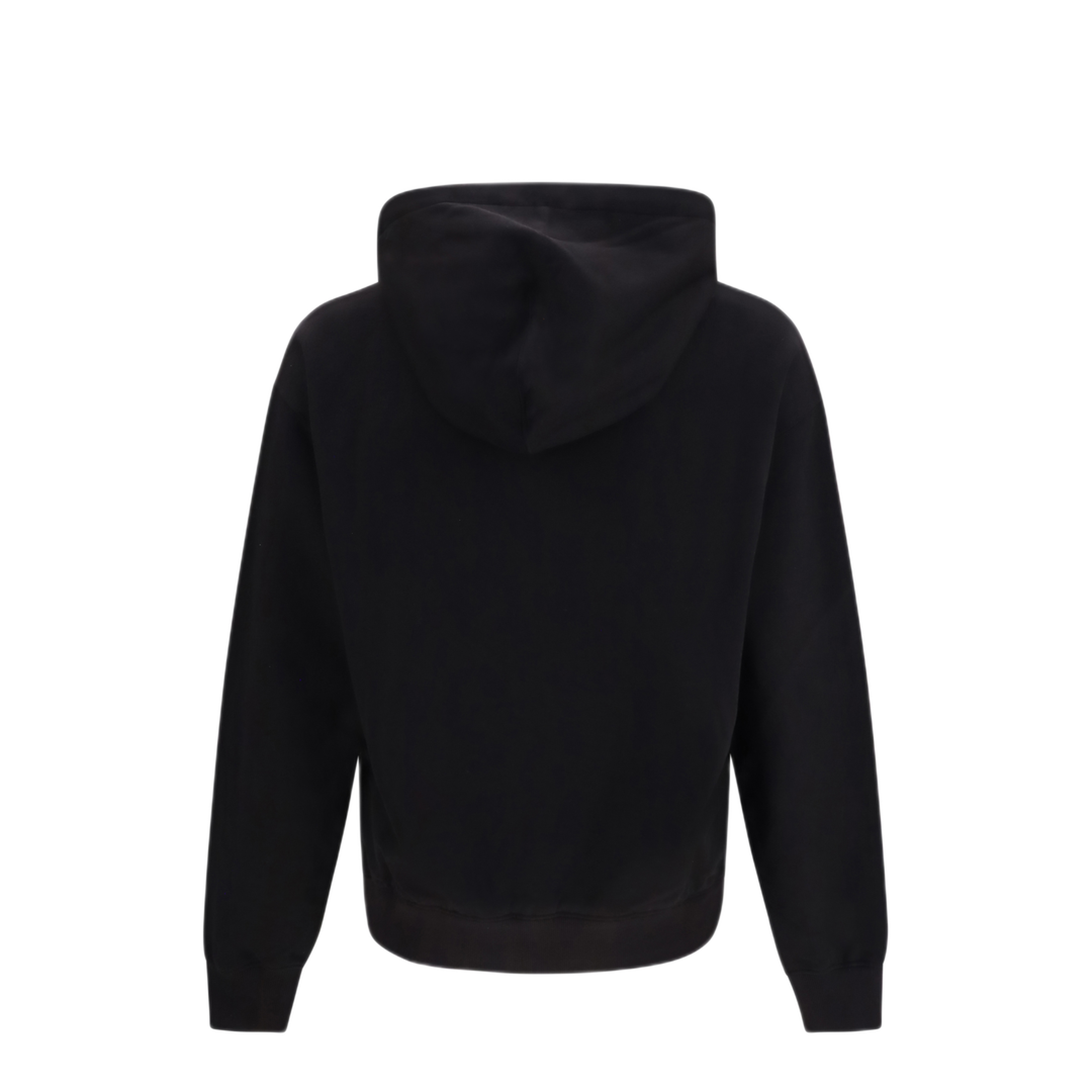 MAYFEYR - Dolce & Gabbana - Cotton Hooded Sweatshirt With Dg Plaque - G9CEGTG7Q2ON0000