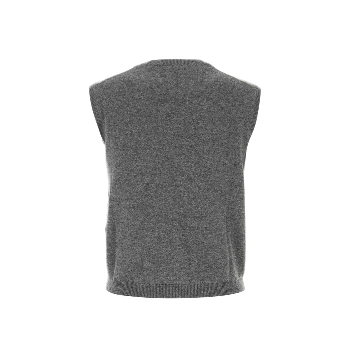 MAYFEYR - Ferragamo - Grey Stretch Cashmere Blend Vest - 13H305784294GRIGIOMELANGE