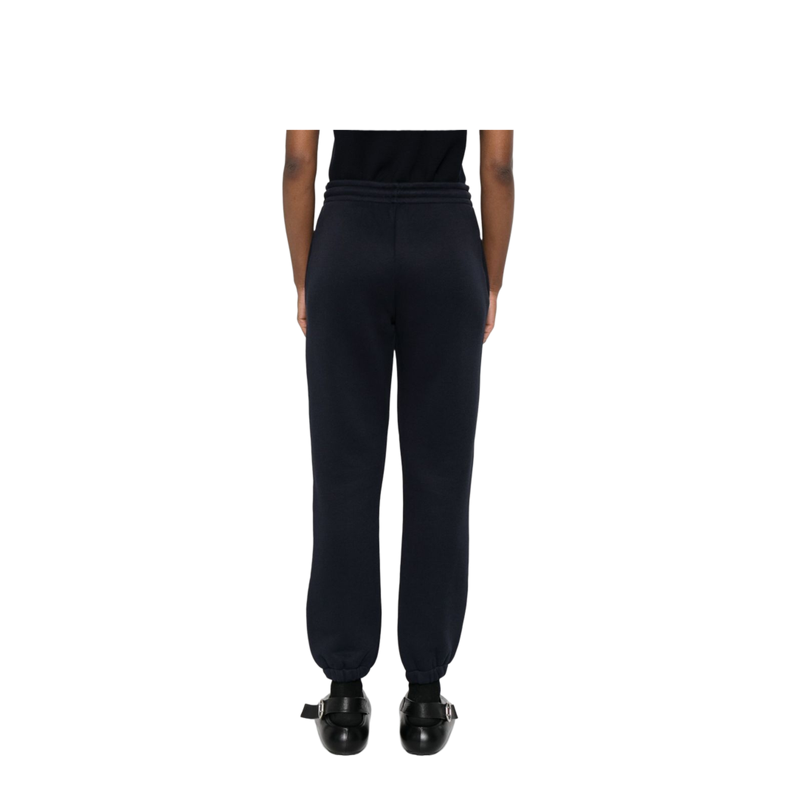 Navy Blue Elasticated Drawstring Waistband Pants