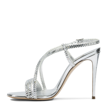 MAYFEYR - Casadei - Leather Heeled Sandals - 1L438B1001C2952A317