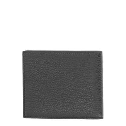 Wallet in Grained Leather - Black