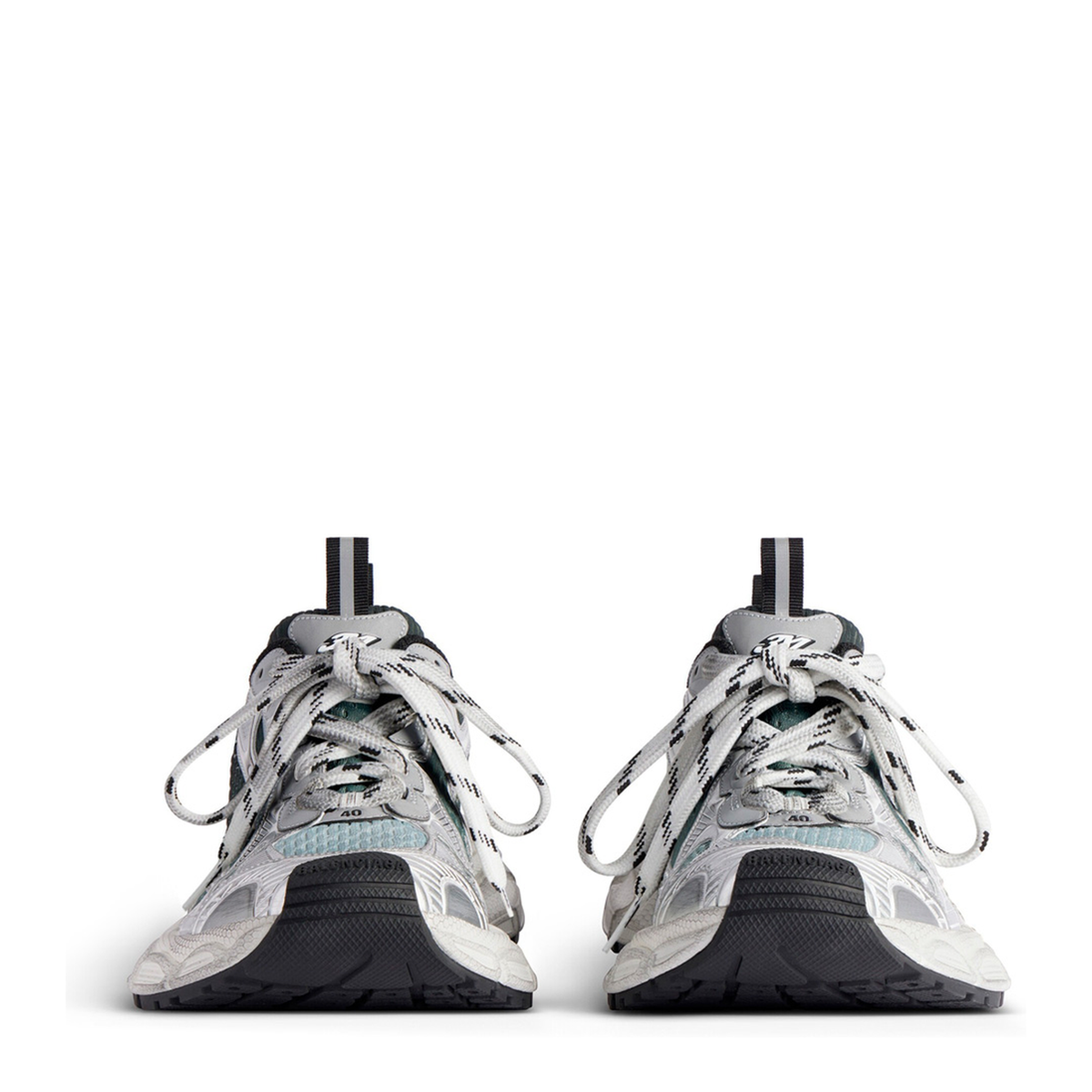 Gradient Sneaker in Black Grey White