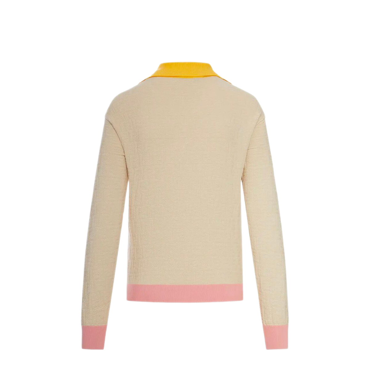 Light Beige Cotton And Silk Jumper
