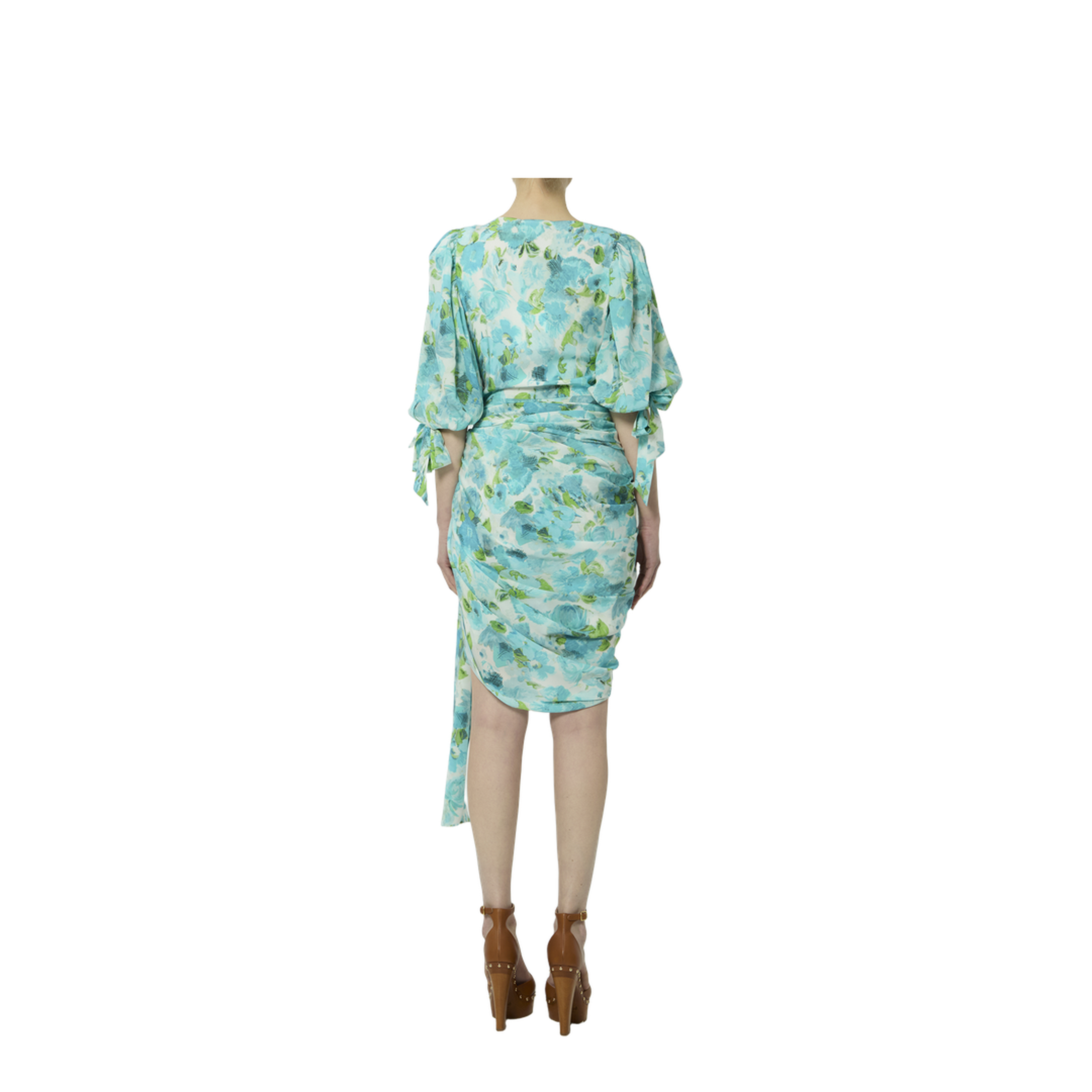 MAYFEYR - Chloè - Printed Silk Midi Dress - CH26URO52388191J