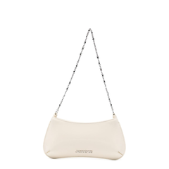 Bisou Chaîne Small Calfskin Shoulder Bag - Light Ivory