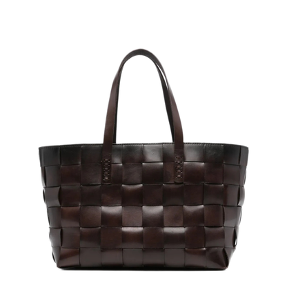 MAYFEYR - Dragon Diffusion - Brown Leather Tote Bag - 8151DKBROWN