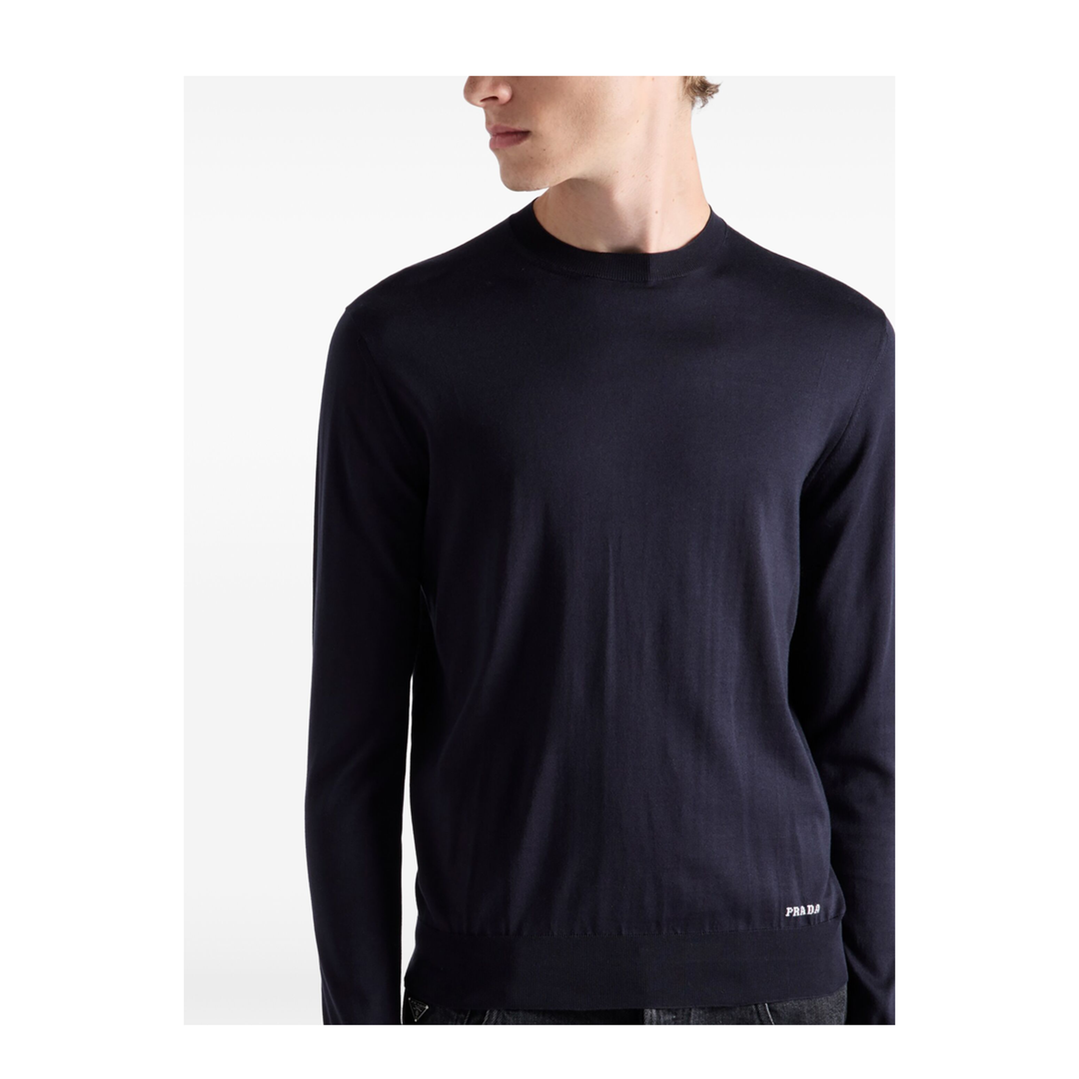 MAYFEYR - Prada - Crew-Neck Silk Jumper - UMB927SOOO16AIF0008