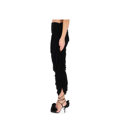 MAYFEYR - Magda Butrym - Draped Midi Skirt - 221925BLACK