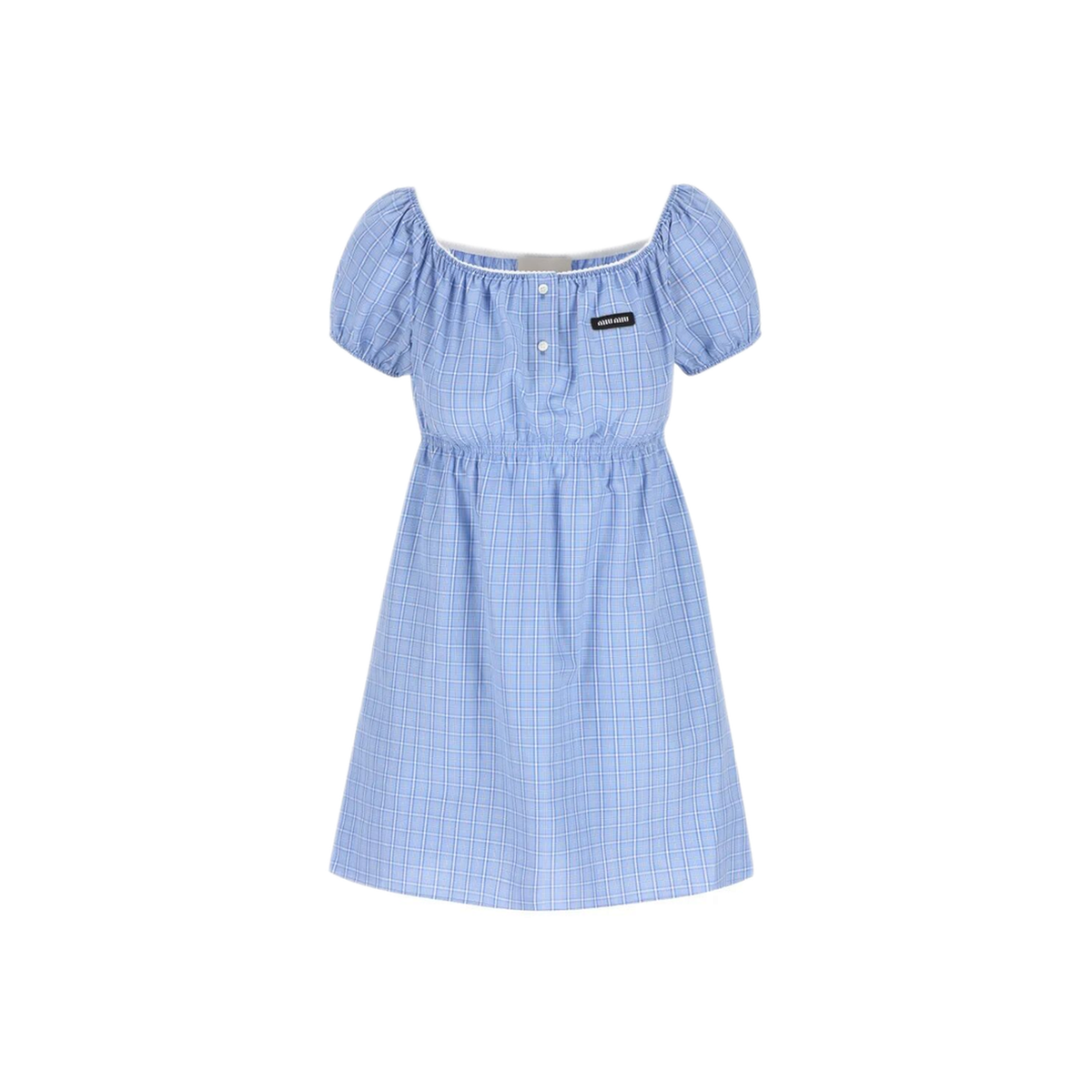 Check Popeline Dress