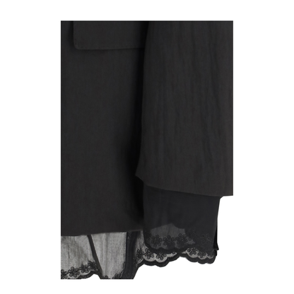 MAYFEYR - Our Legacy - Reversible Drip Single Breasted Blazer - W2260RSBSOOTBLACK