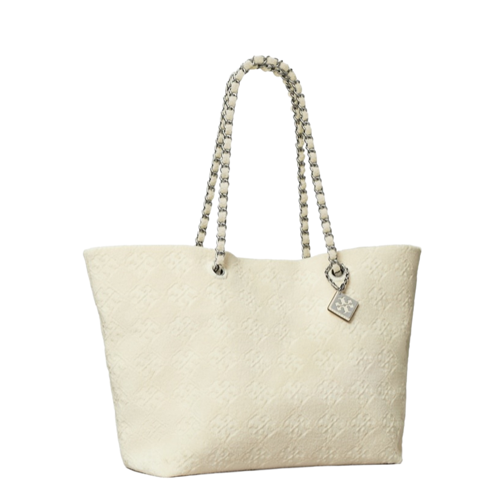 Shopping Ella Ivory Fabric Bag