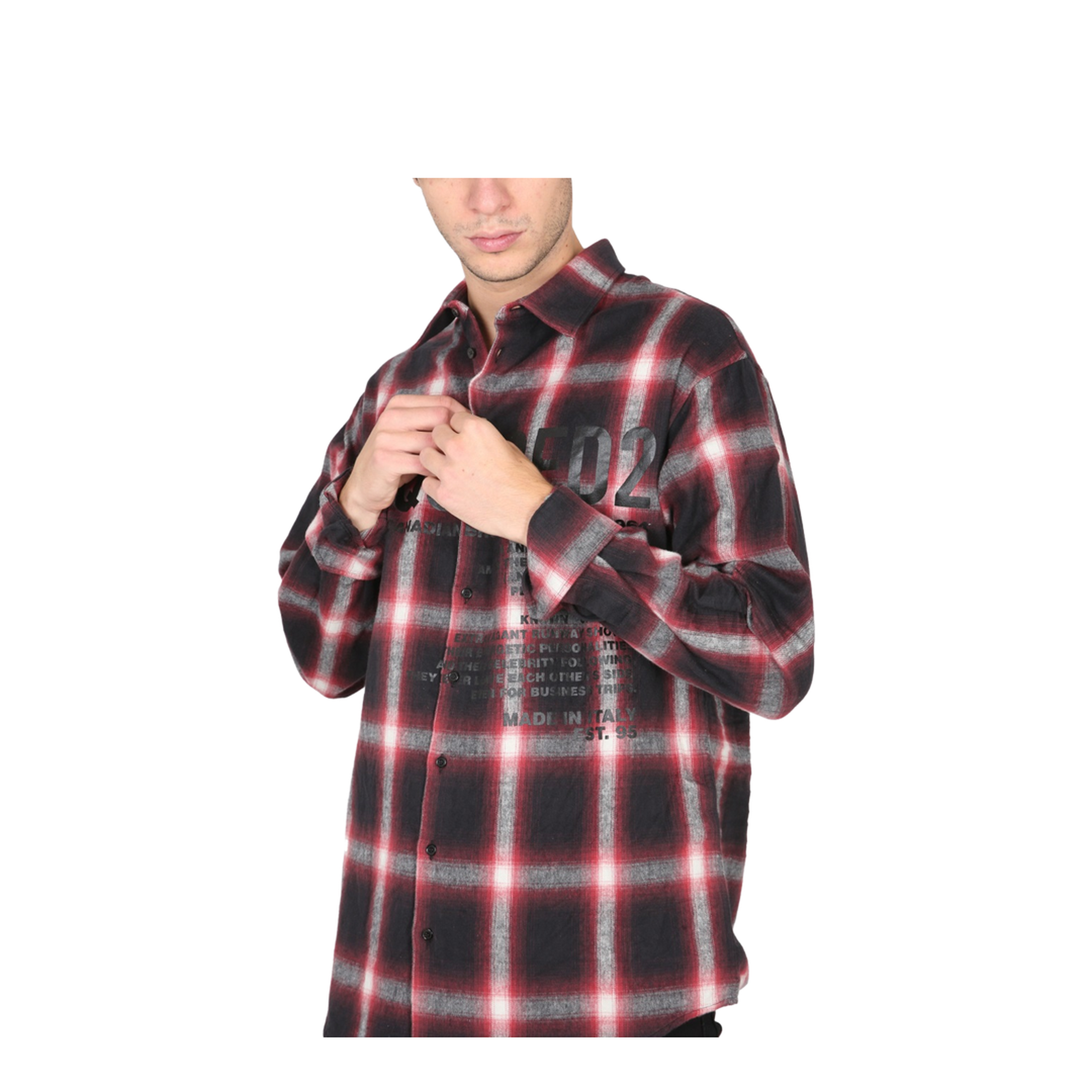 MAYFEYR - Dsquared2 - Logo Print Shirt - S74DM0647S54782001F