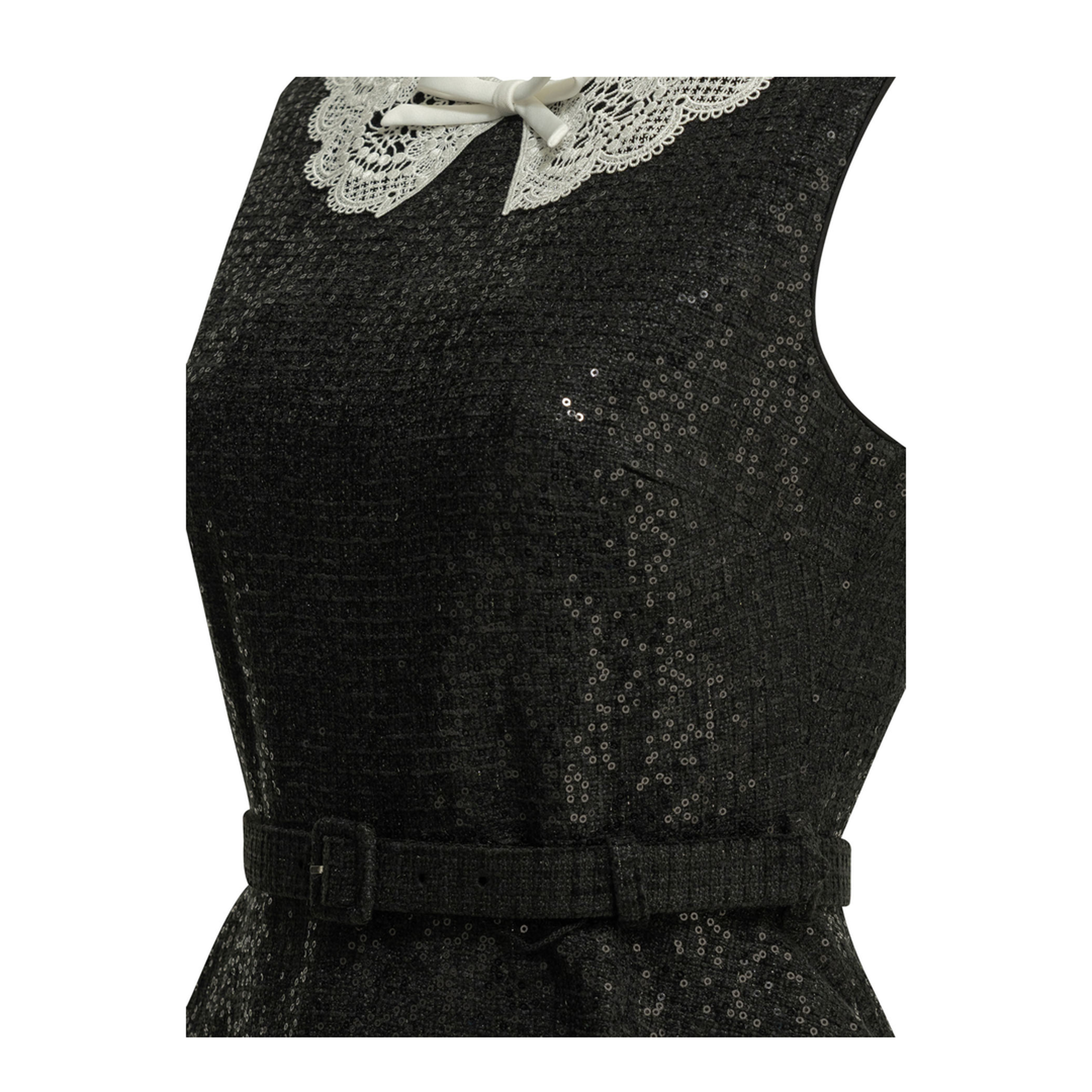 MAYFEYR - Self Portrait - Short Sequin Dress - PF26002SBBLACK