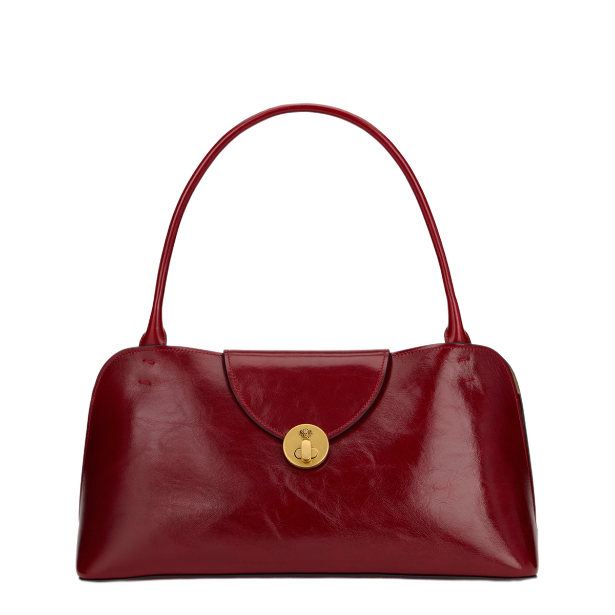 MAYFEYR - Versace - Bosa Shoulder Vivian Medium In Glossy Leather - 10234561A174281RE5J