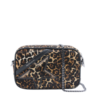 Mini Star Bag Mini Pony Skin Crossbody Bag - Beige, Brown and Black