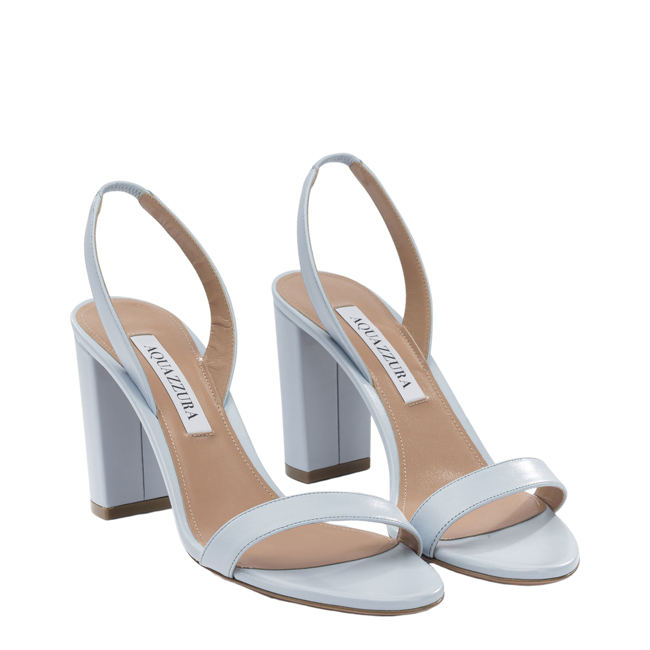 MAYFEYR - Aquazzura - So Nude Block 85Mm Heeled Sandals - SNBMIDS0NAPBAL