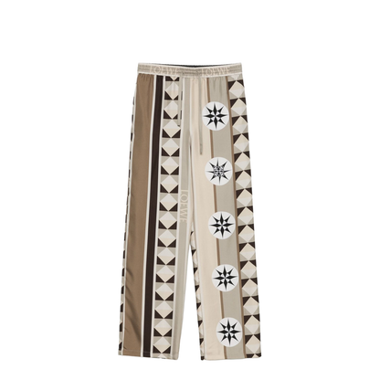 Printed Silk Pajama Trousers
