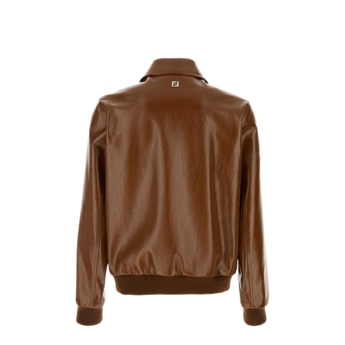 MAYFEYR - Fendi - Brown Leather Jacket - FPJ141AVZRF0BR1