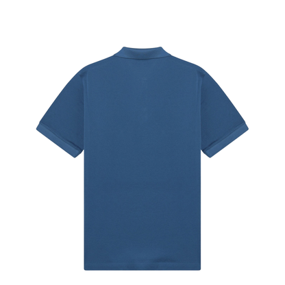 Light Blue Cotton Piqué Polo