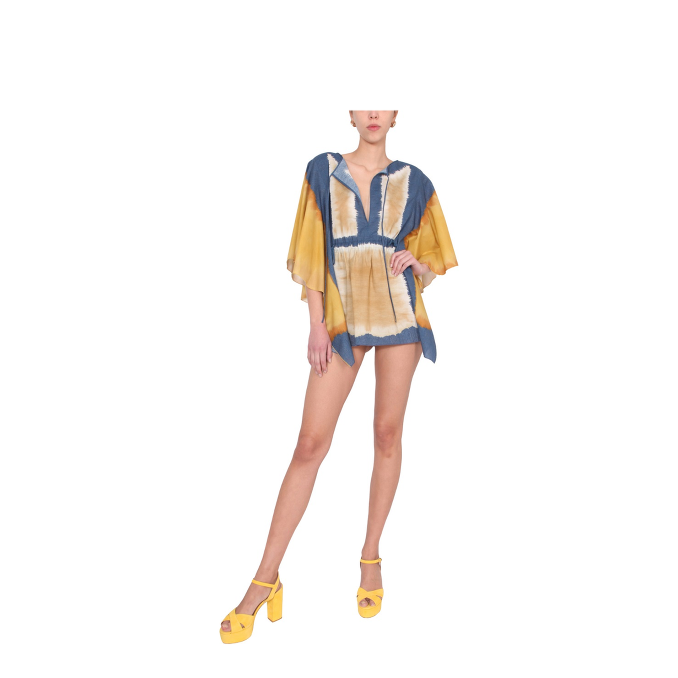 MAYFEYR - ALBERTA FERRETTI - Tie Dye Print Caftan - 540601461087