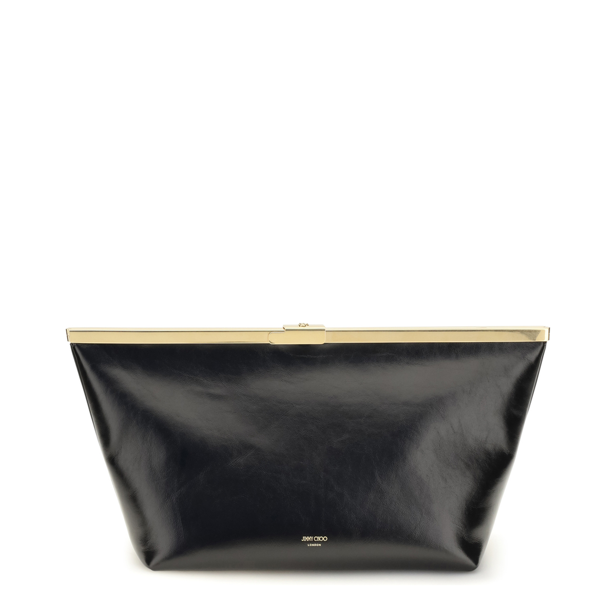 MAYFEYR - Jimmy Choo - Large Ganache Biker Leather Clutch - J000187619000034