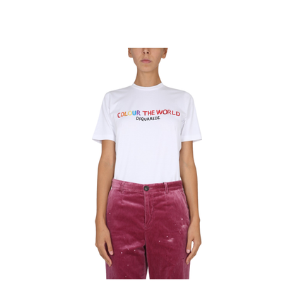 MAYFEYR - Dsquared2 - T-Shirt With Logo - S72GD0396S24387100