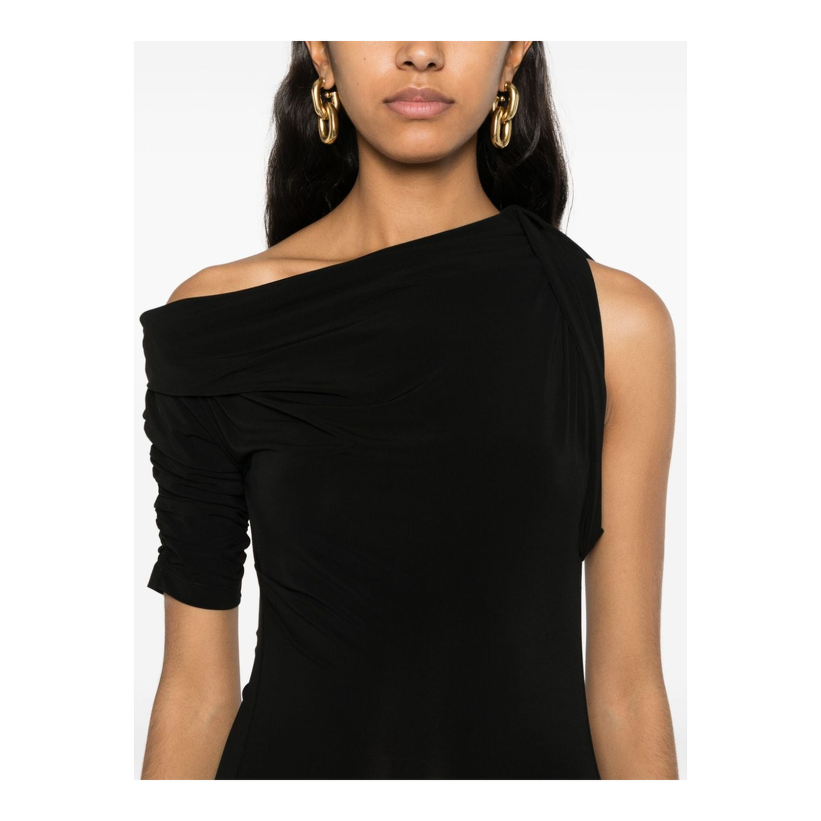 Draped Mini Dress