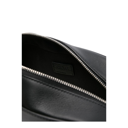 Convertible Leather Sling Bags - Black