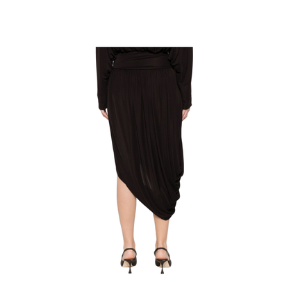 Twisted Midi Skirt