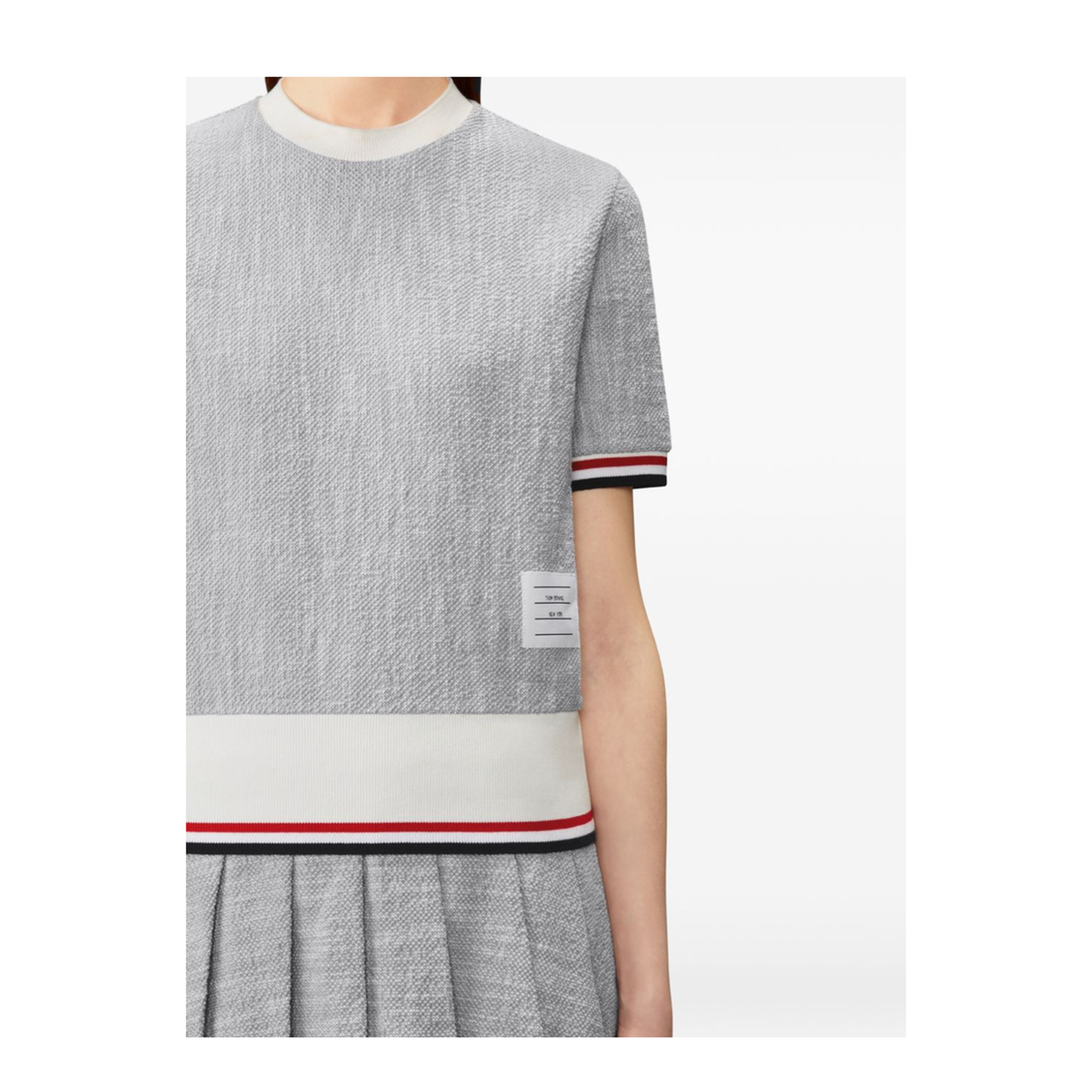 MAYFEYR - Thom Browne - T-Shirts And Polos Light Grey - FJS230AJ0194055