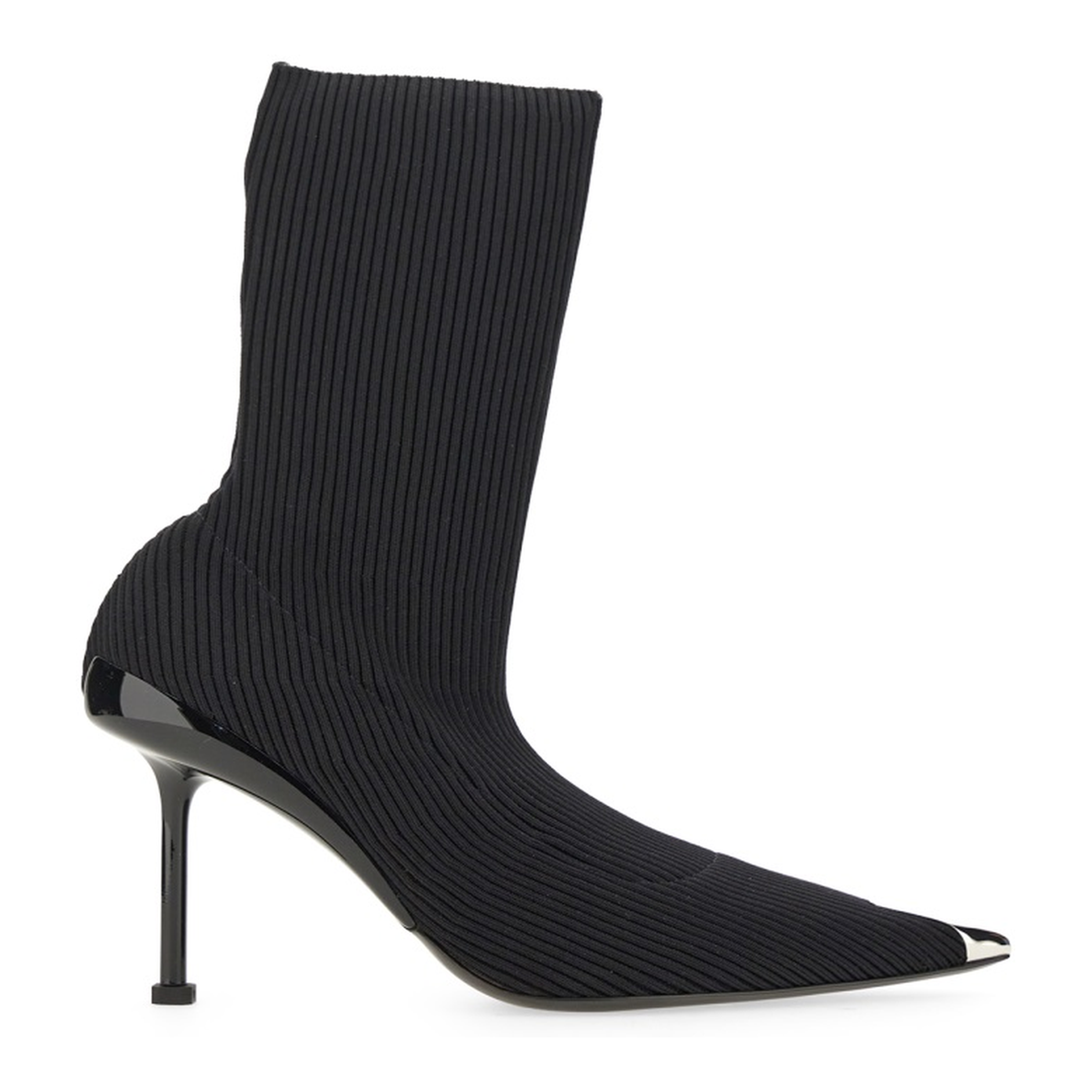 MAYFEYR - Alexander Mcqueen - Slash 90Mm Ribbed-Knit Boots - 768095W4X811081