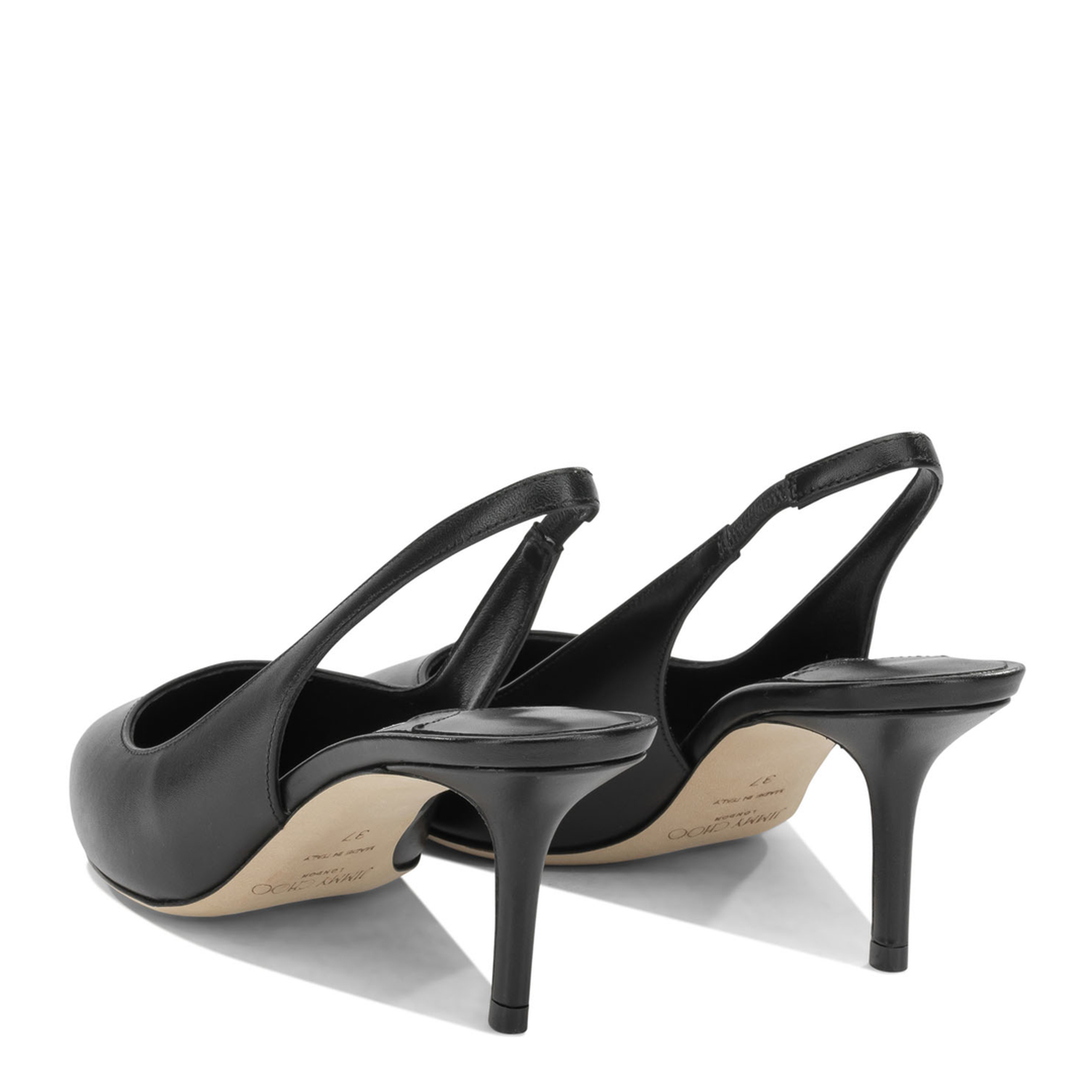 MAYFEYR - Jimmy Choo - "Love 65Mm" Slinkgback - LOVESB65CLFBLACK