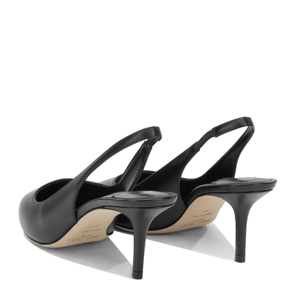 MAYFEYR - Jimmy Choo - "Love 65Mm" Slinkgback - LOVESB65CLFBLACK