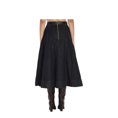 MAYFEYR - Self Portrait - Flared Midi Skirt - RS26828MSKBLUE
