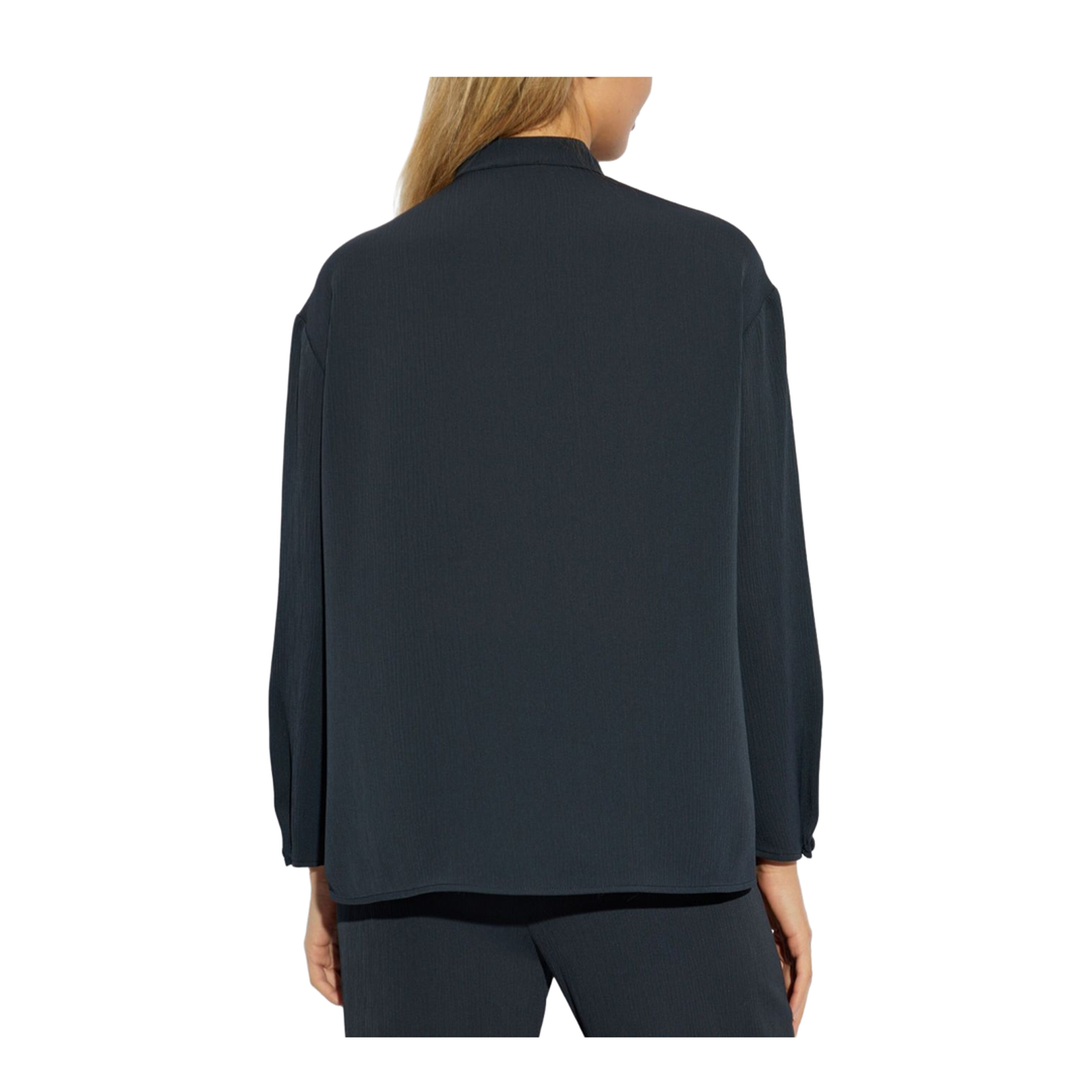 Midnight Blue Concealed Button Shirt