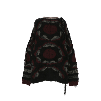 Fringed Oversized Cardigan