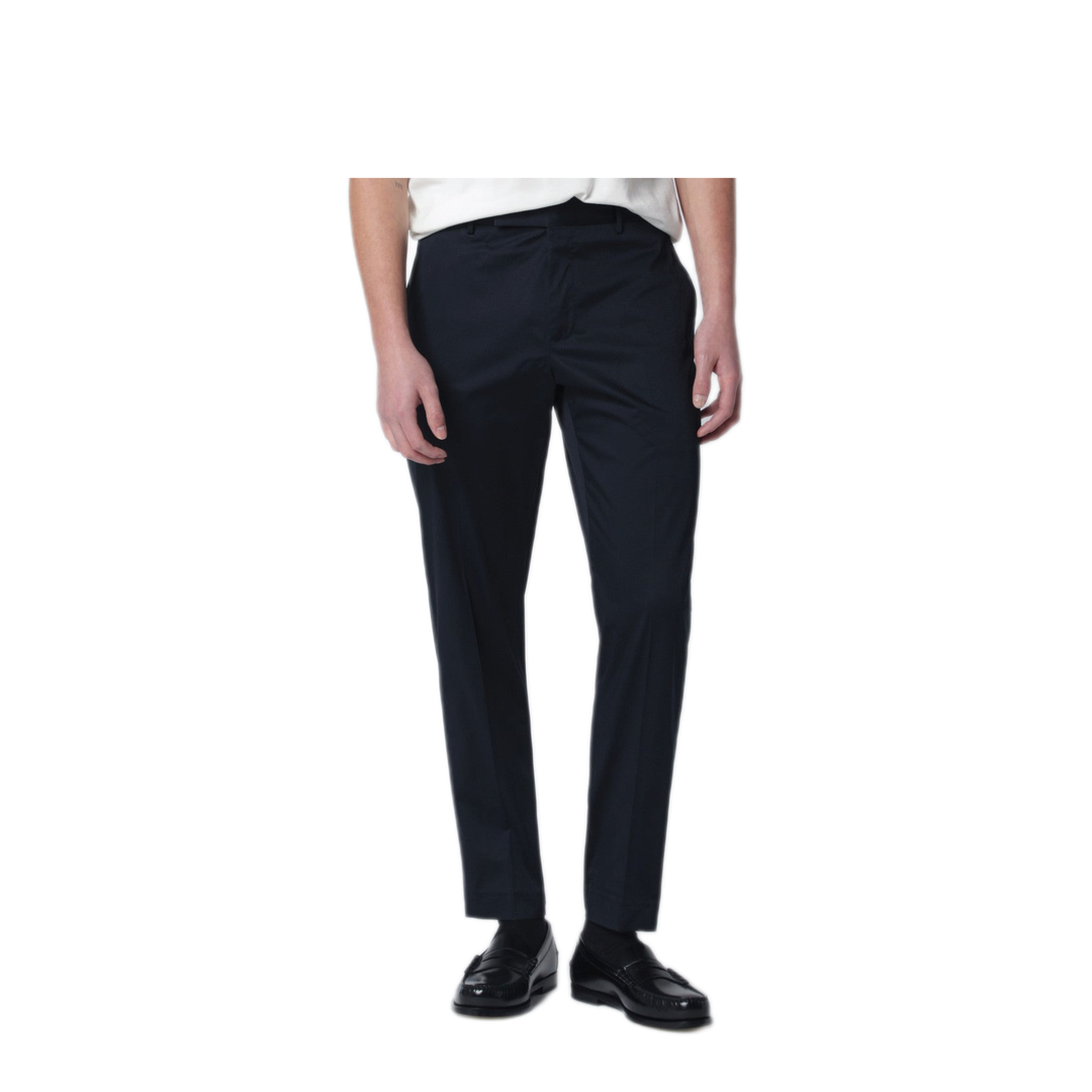 MAYFEYR - PT Torino - Blue Cotton Blend Trousers - CORSZ1Z00FWDNU680360