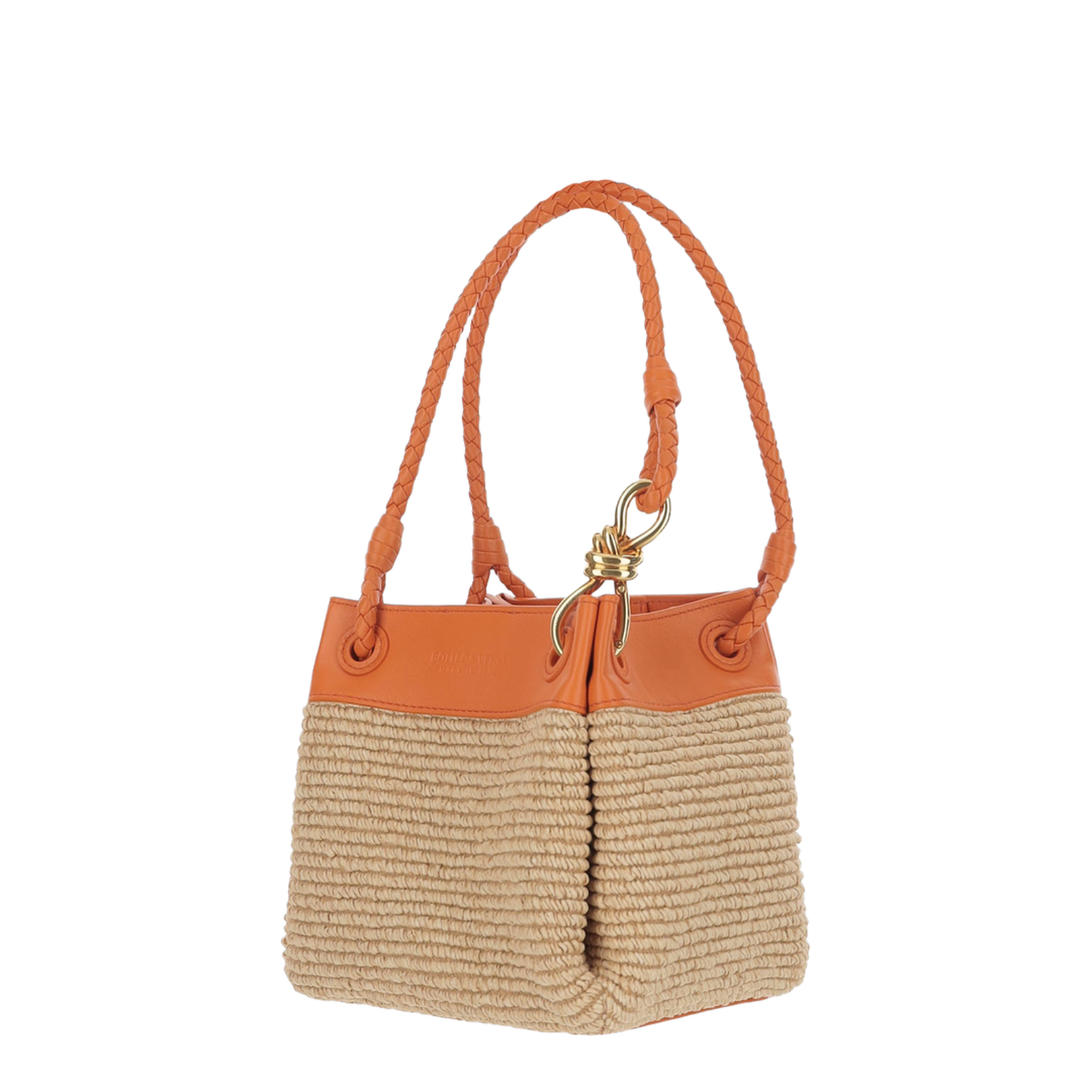 Parachute Small Raffia Shoulder Bags - Beige