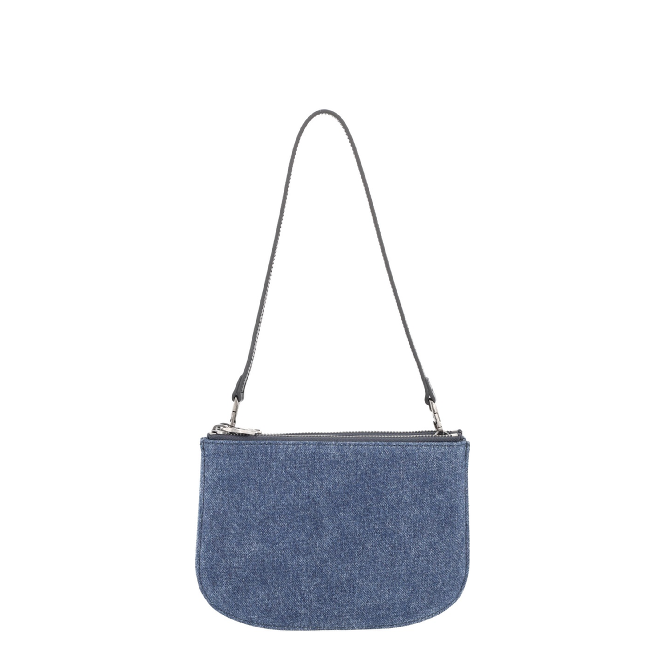 Twin Denim Shoulder Bag