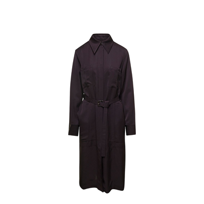 Ganache Viscose Trench Coat