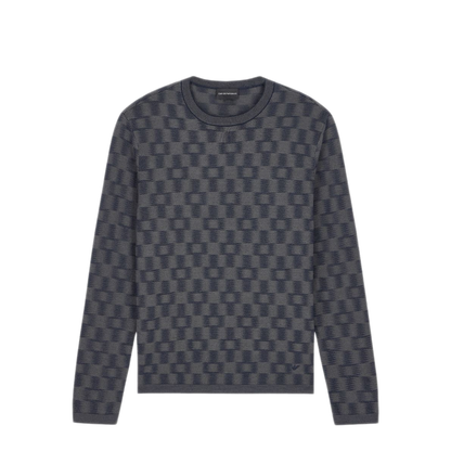 MAYFEYR - Emporio Armani - Capsule Navy Wool Sweater - EM006276AF29848FB004