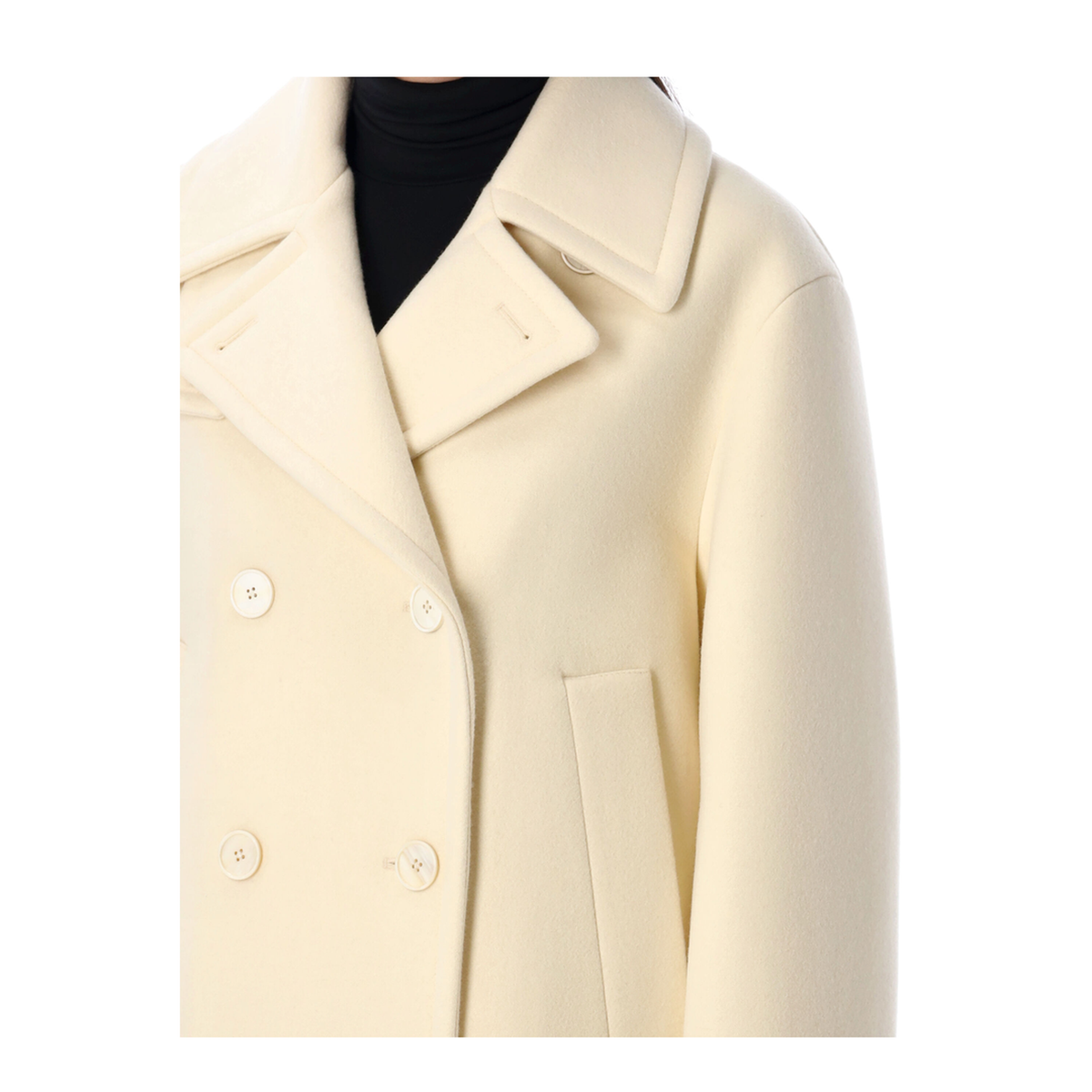 Double-breasted coat